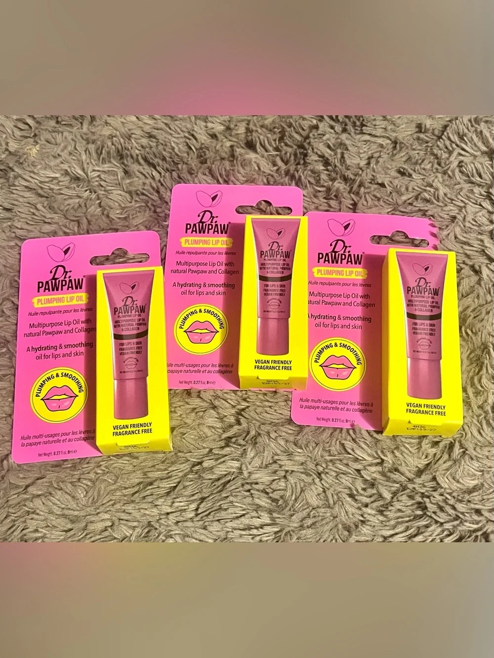 Dr. Pawpaw Plumping Lip Oil ~ Multipurpose Lip Oil w/Natural Pawpaw & Collagen
